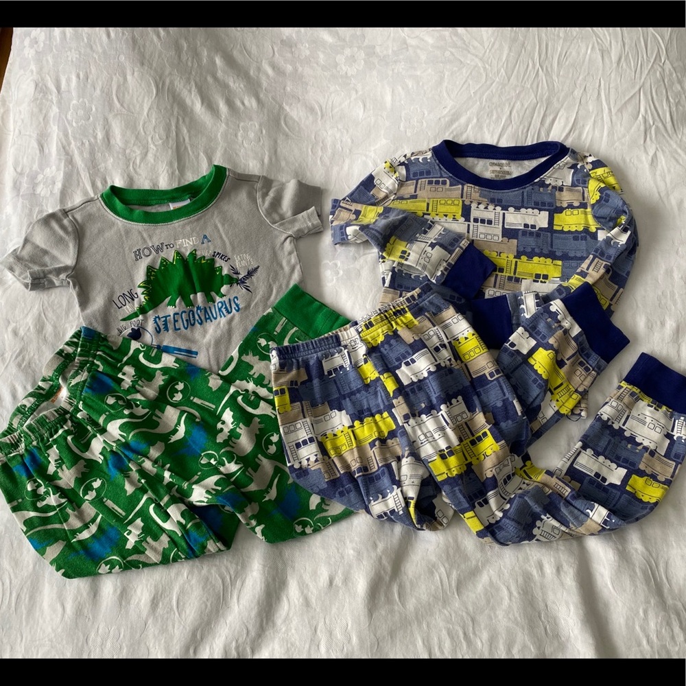 Boys gymboree pajama sets size 5 & 6